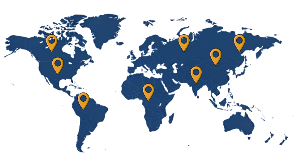 IIVS Global Reach - 50+ Countries